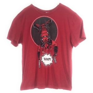 Marvel Red Loot Crate DEADPOOL T - Shirt Men Size XXL